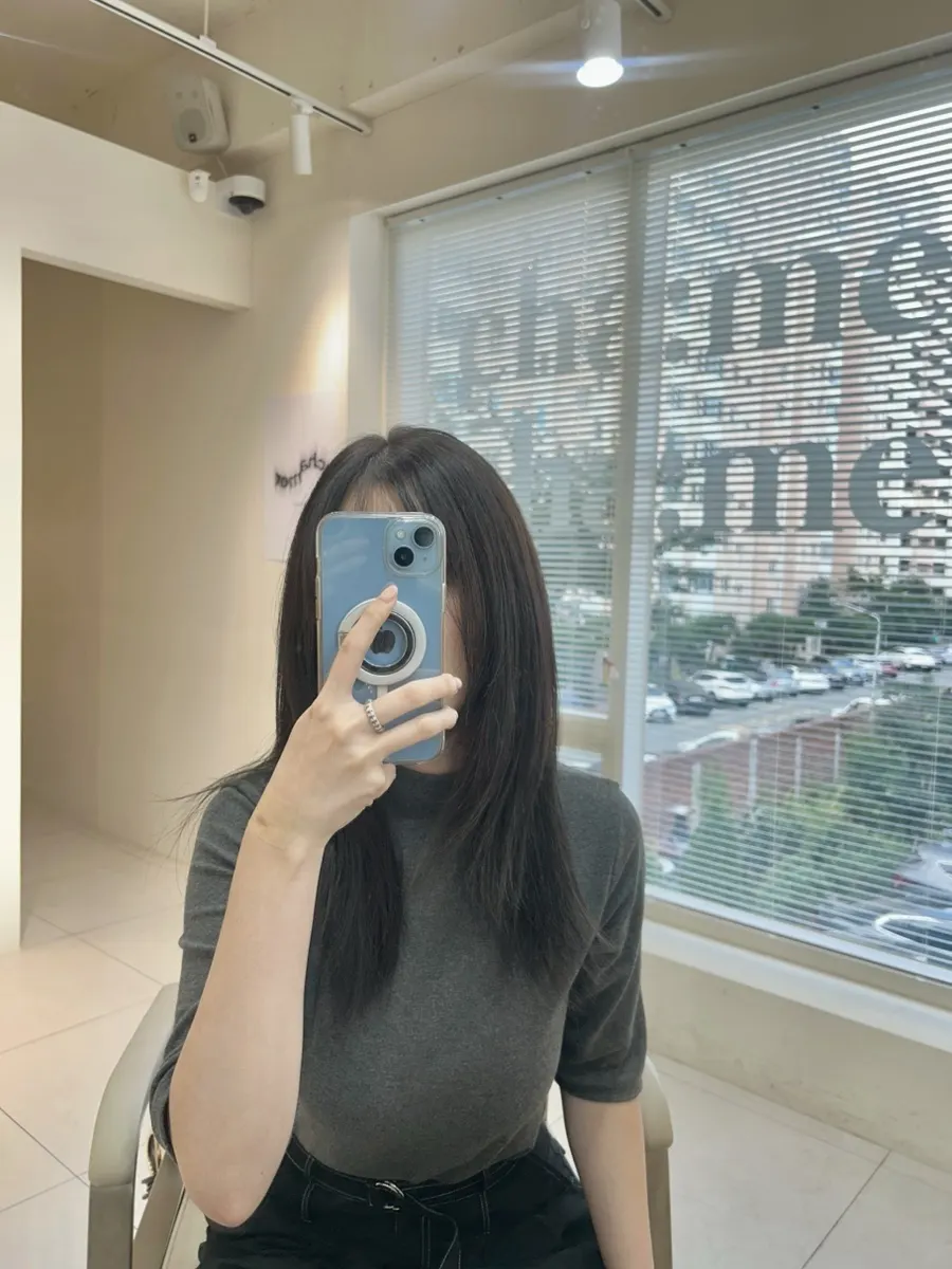Red-free brown hair-color result