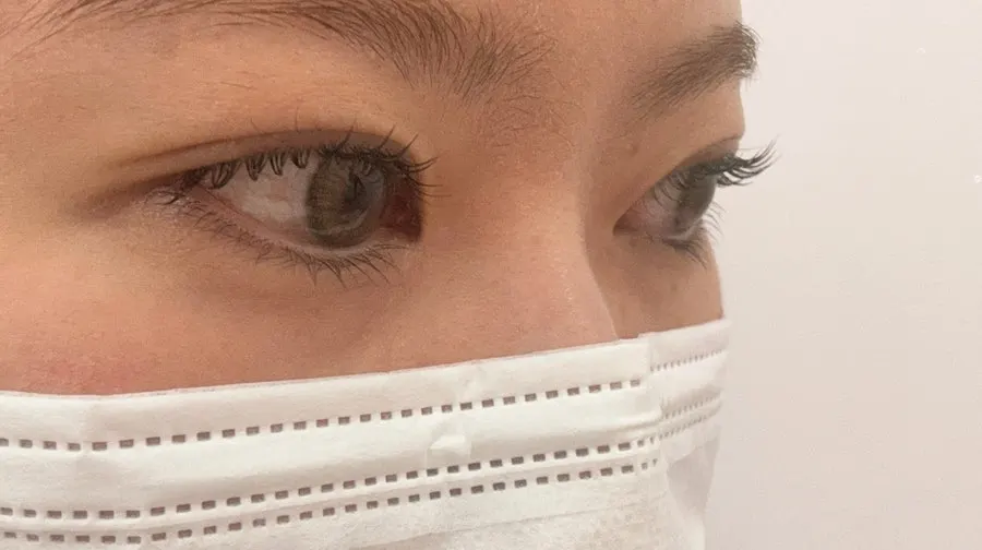Lashes after the moisture-and-nourishment lash lift