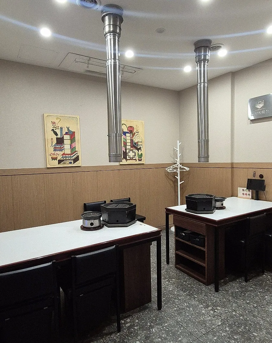 Comfortable interior of Sanseong Meat Shop
