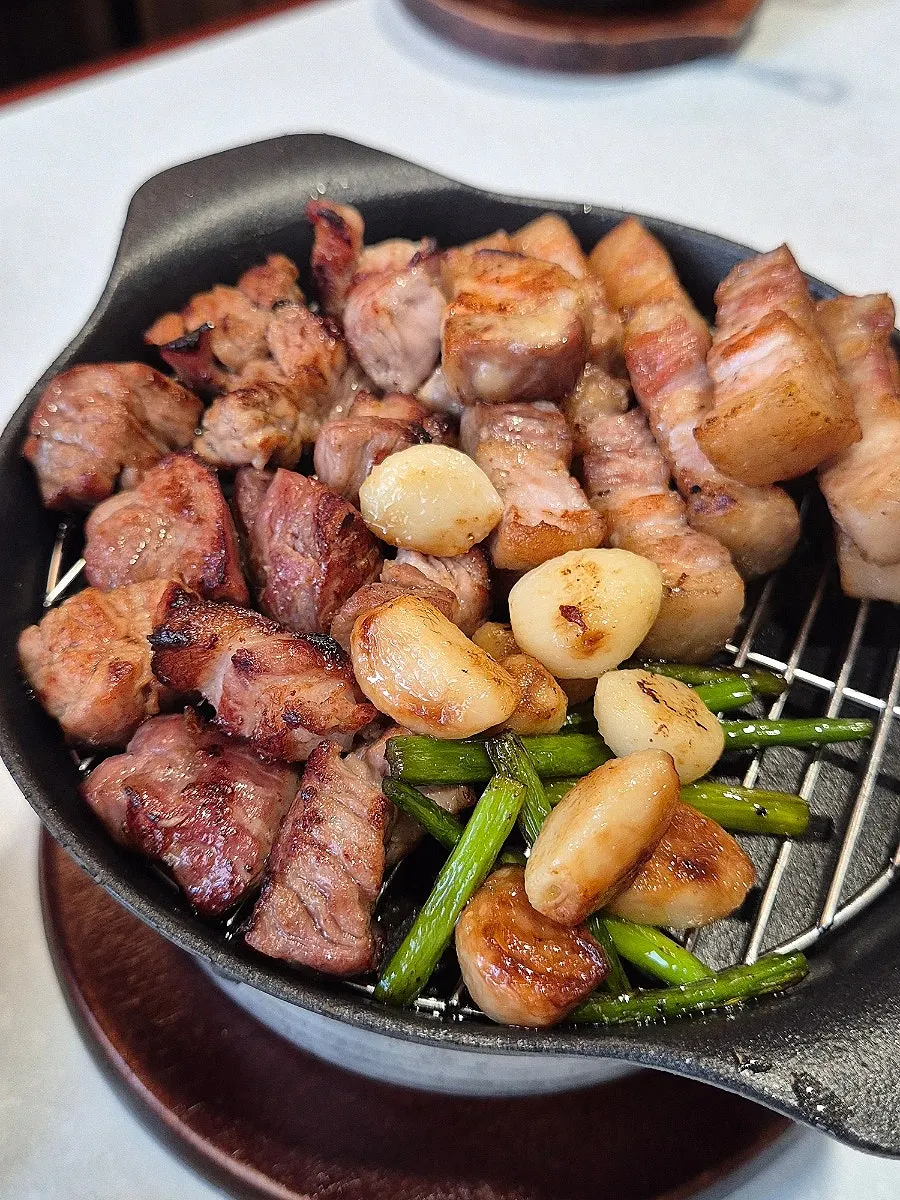 Sanseong Meat Shop's signature nuruk pork neck