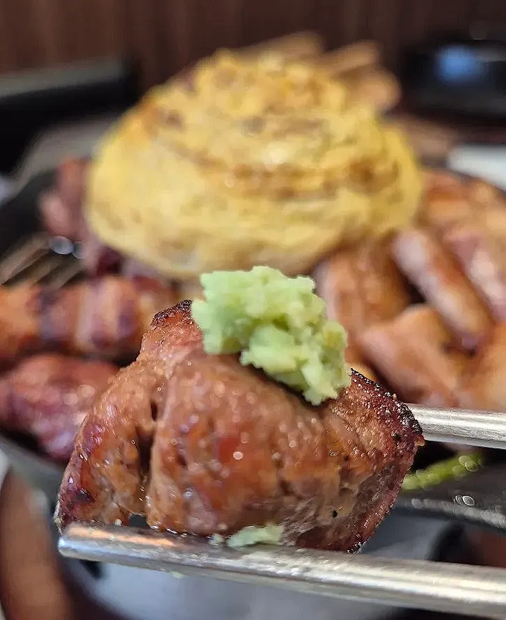 Deeply flavored nuruk pork neck