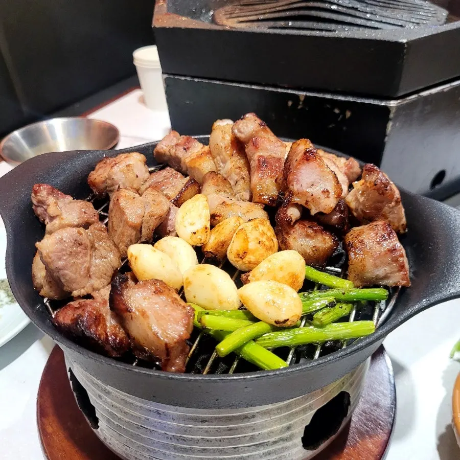 Pork grilling through the grilling service