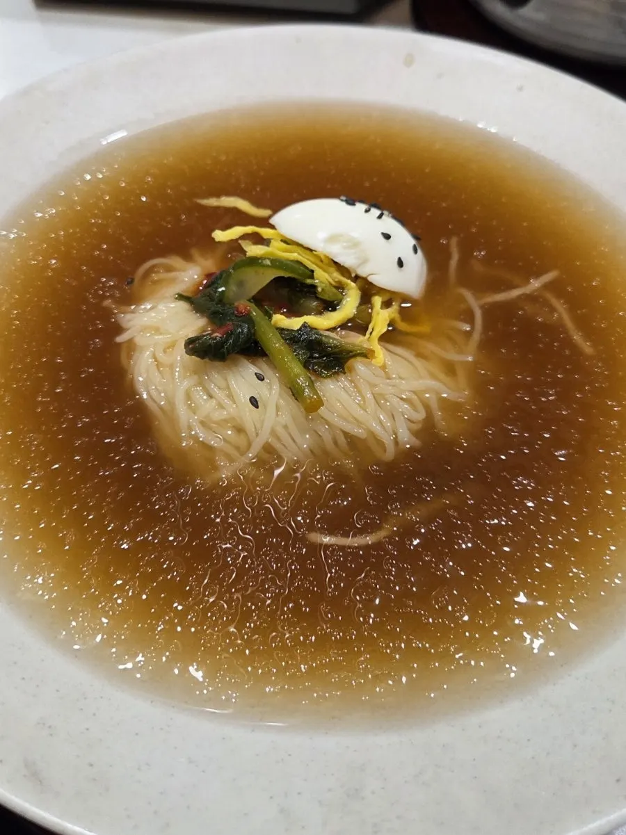 Mil-myeon noodles in cold broth