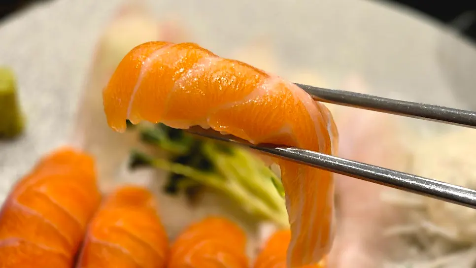 Sushi selection with a pleasantly chewy texture