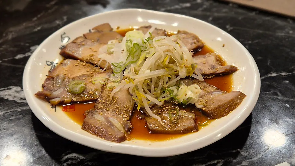 Chashu ordered as an extra
