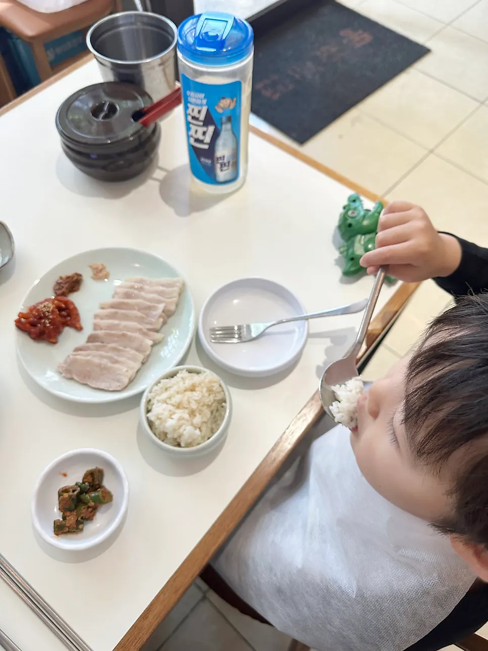 A tender piece of gabrisal pork suyuk