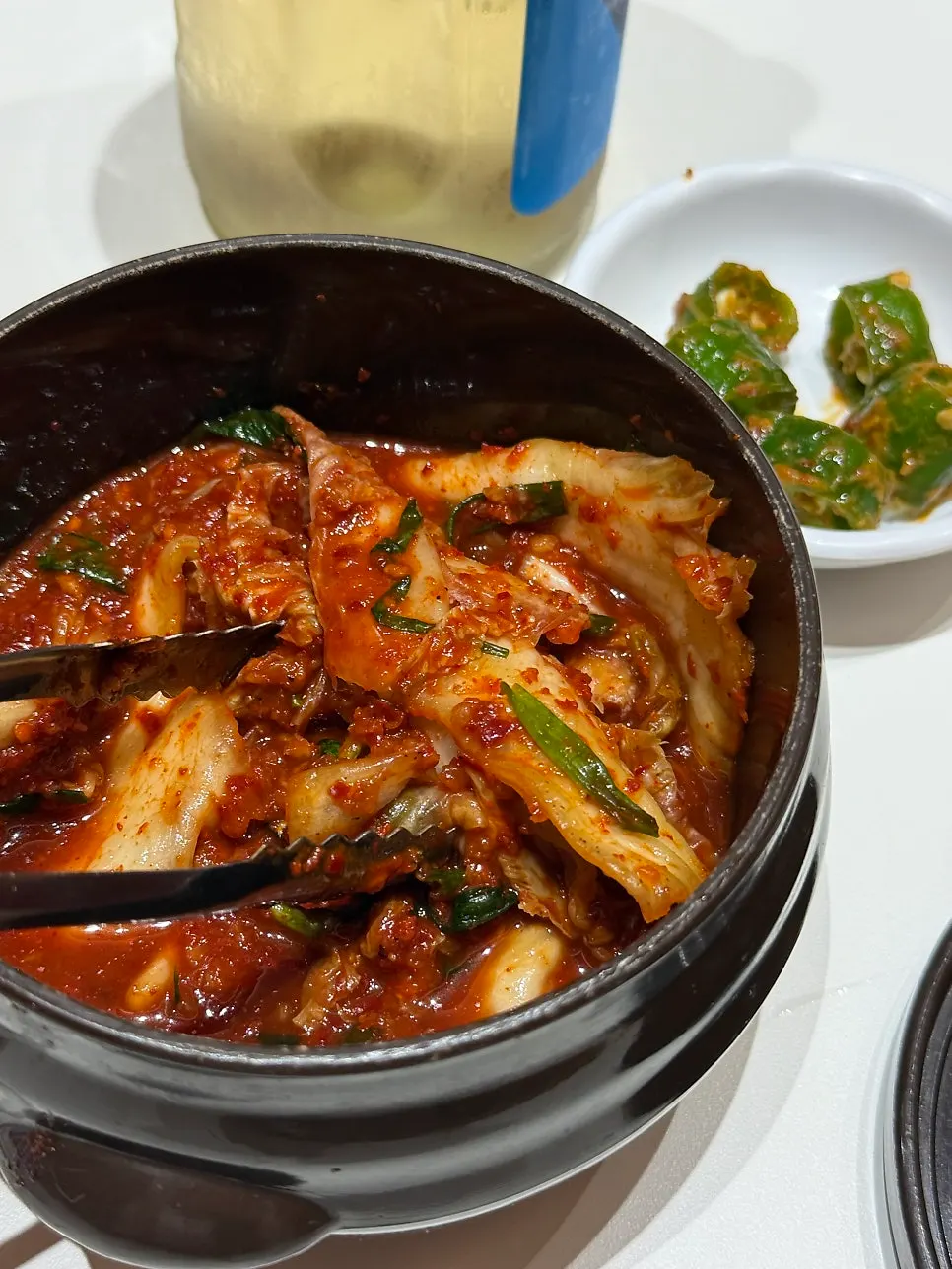 김치와 오이무침 기본 반찬