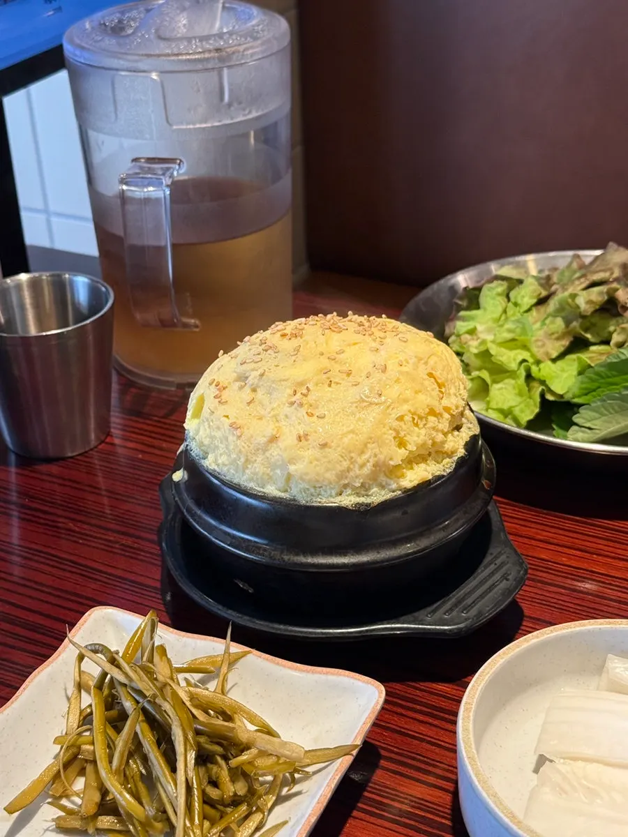 동래정 사이드 메뉴 상차림