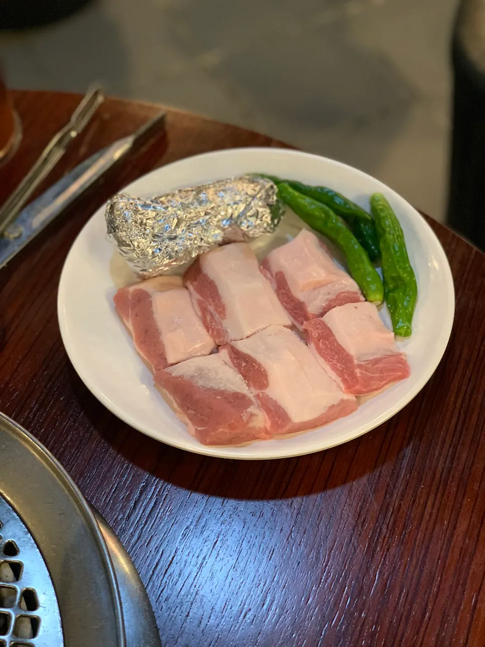 Raw jeong-gabri, 2 servings, plated