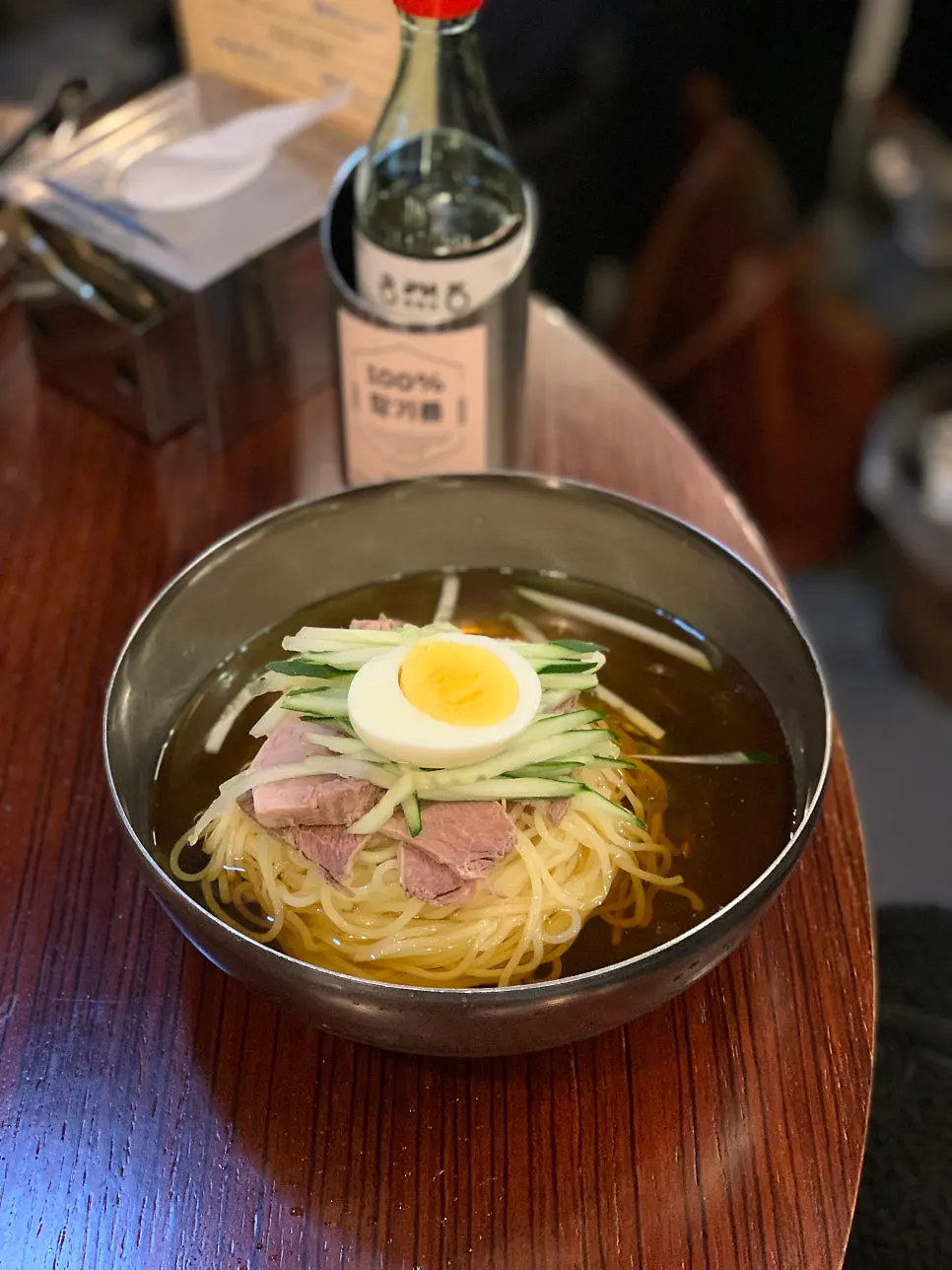 Mul-milmyeon ordered to finish the meal
