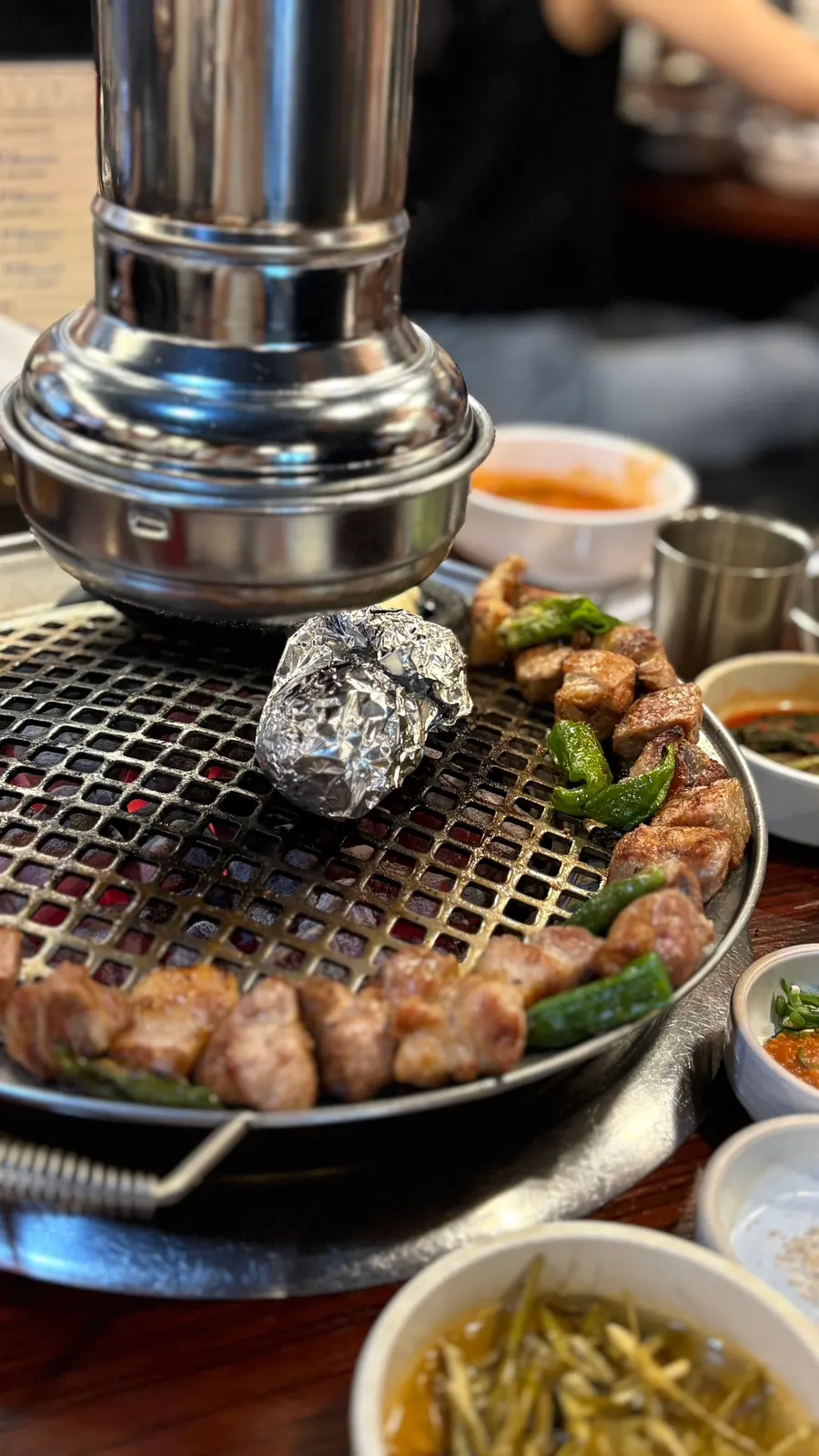 Pork neck grilled to perfection
