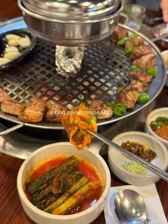 식사 마무리한 동래정 영등포구청 본점 테이블