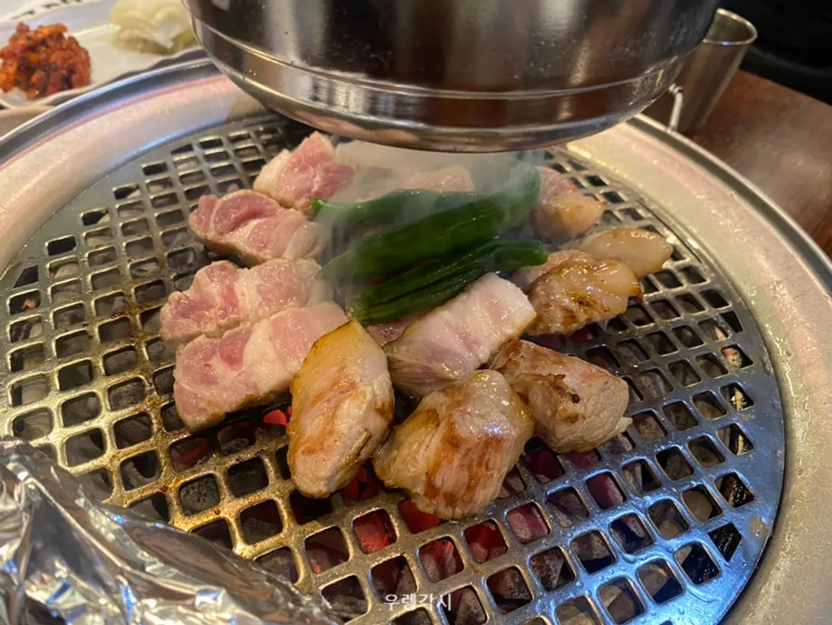 정가브리살과 1+통삼겹 생고기 한 상