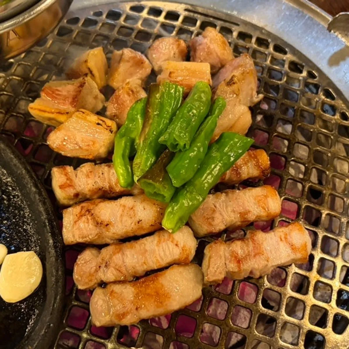 A golden-browned piece of grilled gabrisal