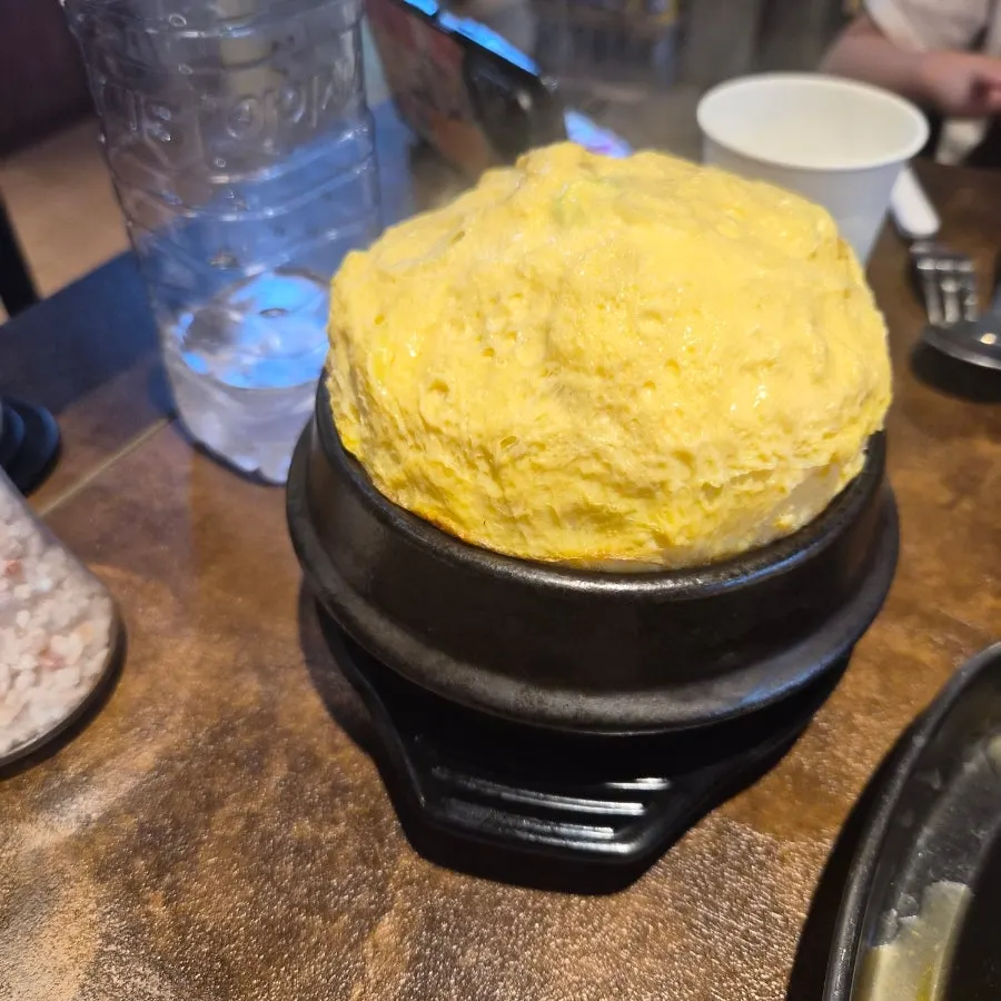 Myeoljeot served alongside the pork belly