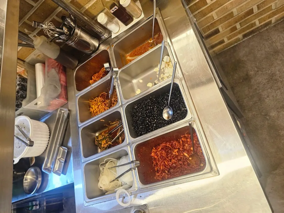 Imagen de la barra de autoservicio para guarniciones