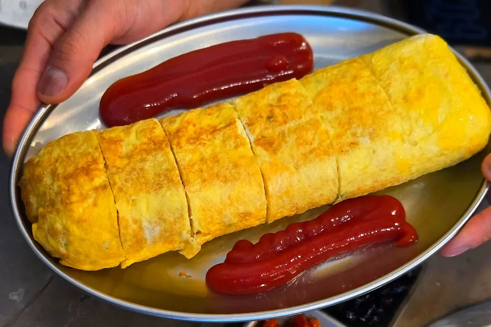 A full plate of egg roll