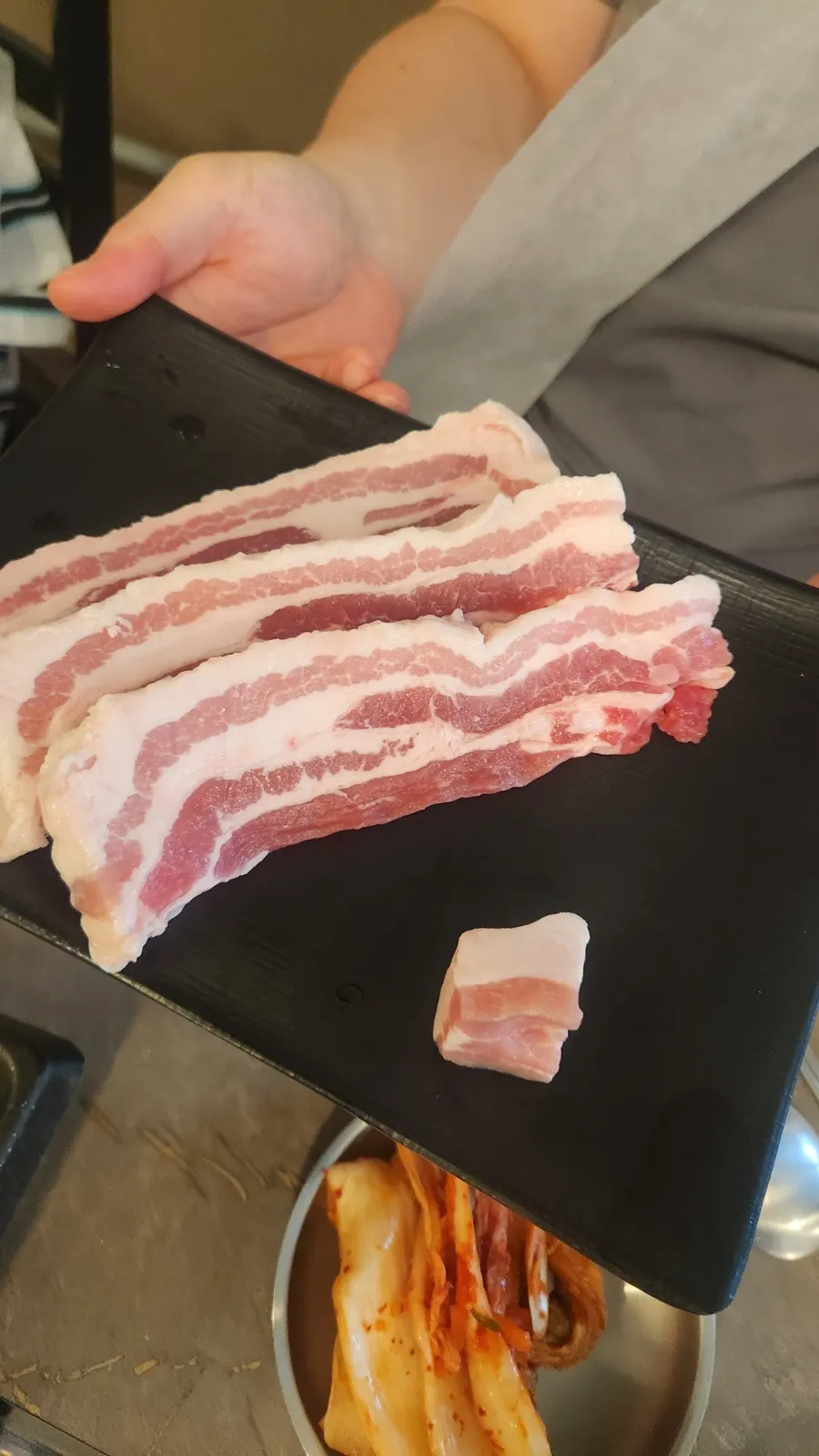 식사를 마친 테이블