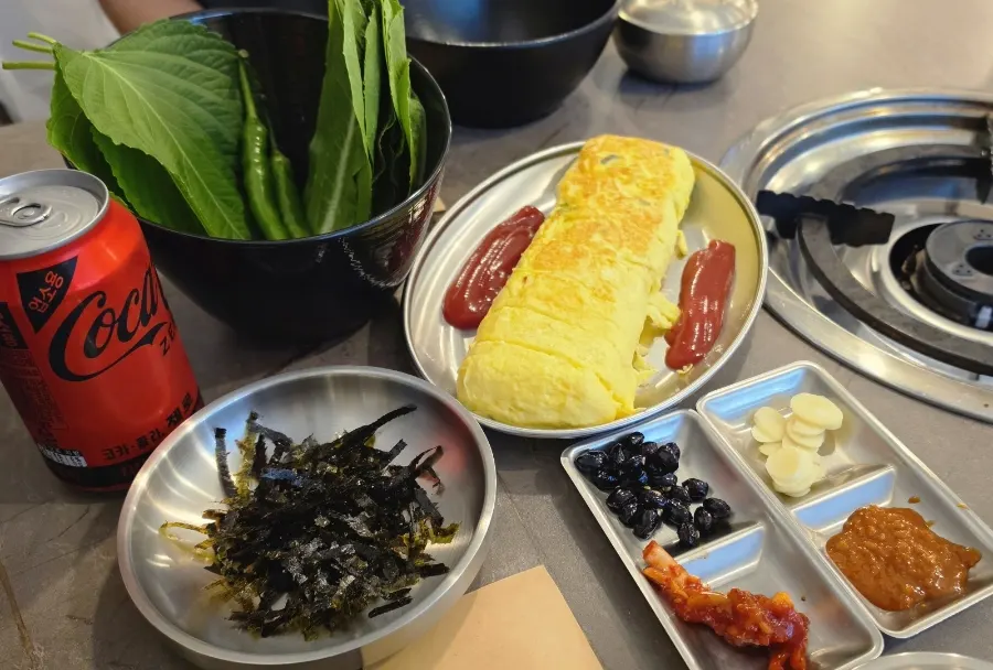 Size comparison shot of the egg roll