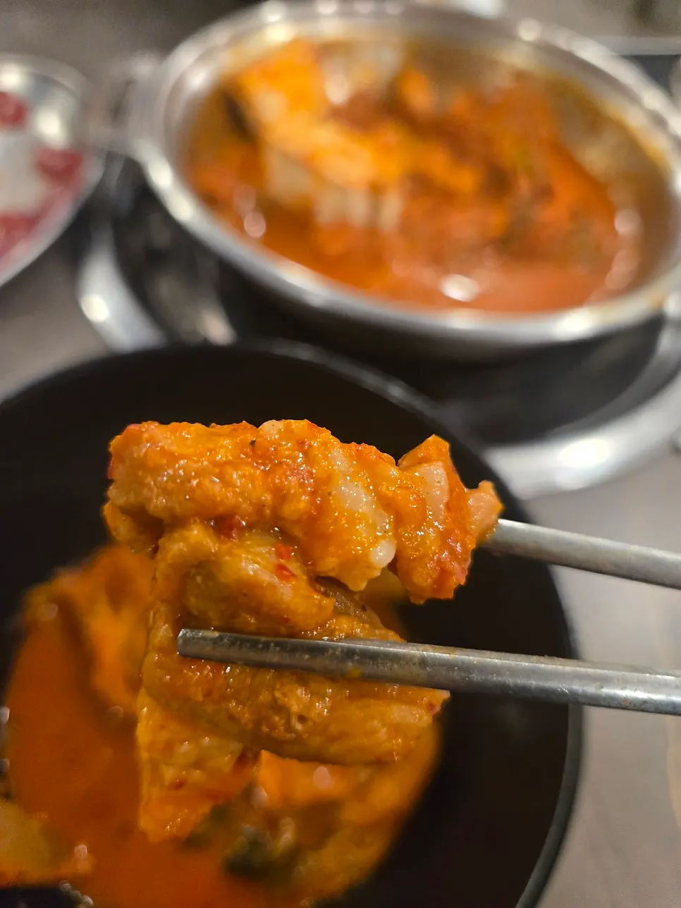 보글보글 끓인 삼겹김치찜