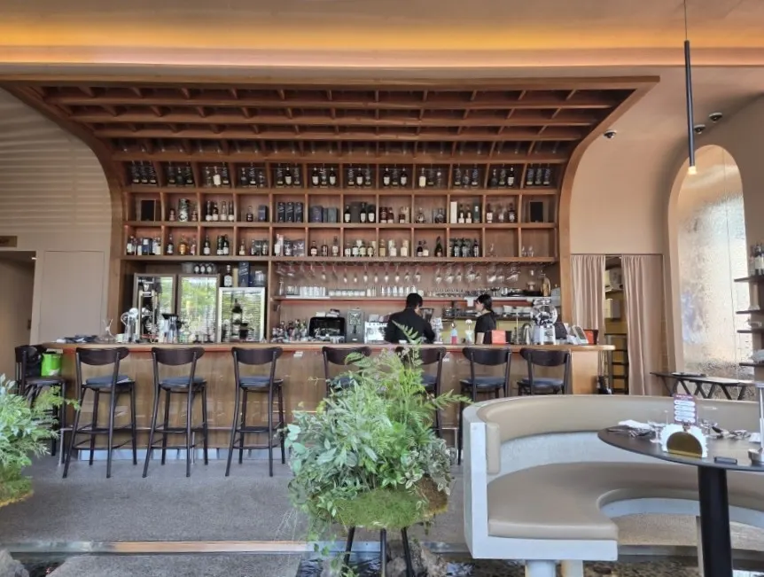 Modern restaurant interior