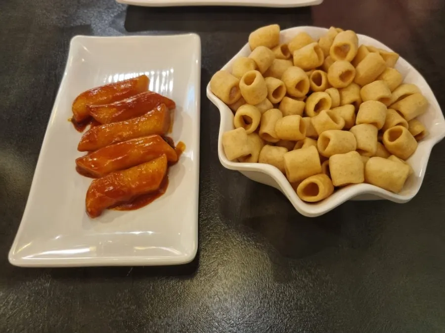 Fix Chicken and Ganpama half-and-half order