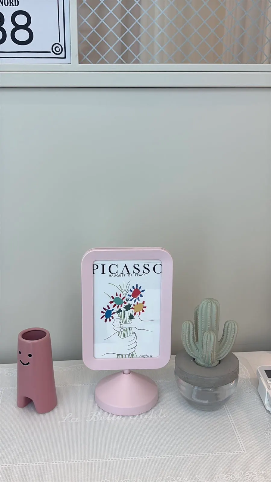 Cute interior props placed around the shop
