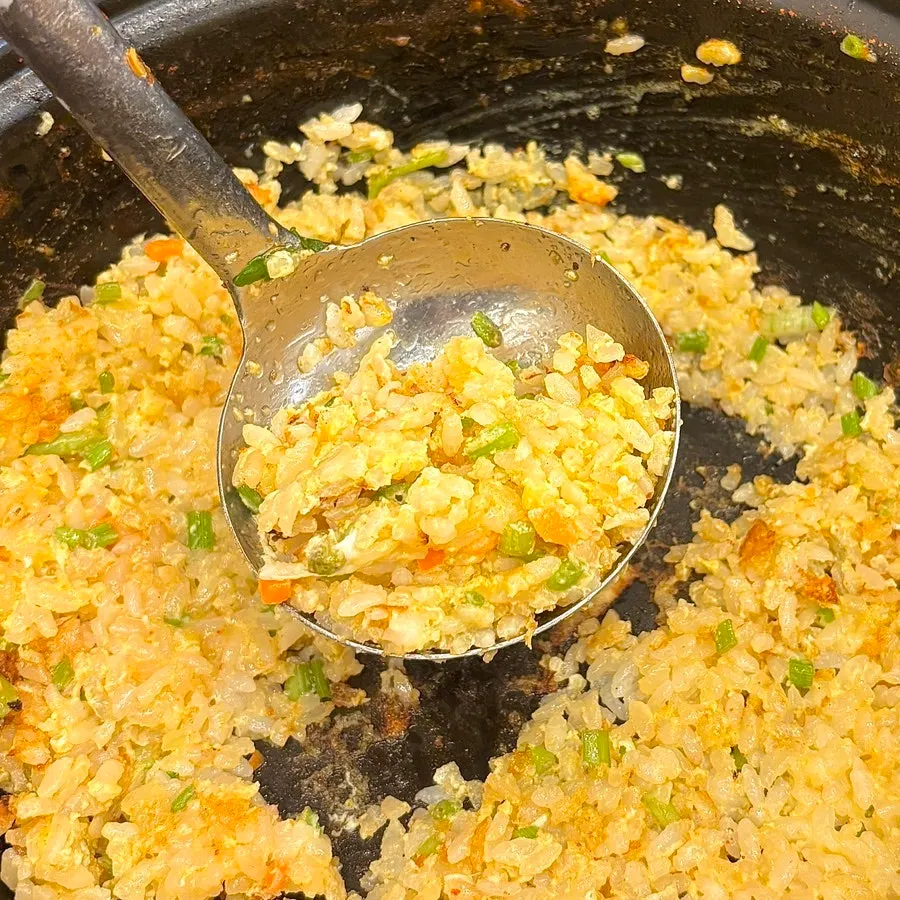 A bowl of fluffy fried rice