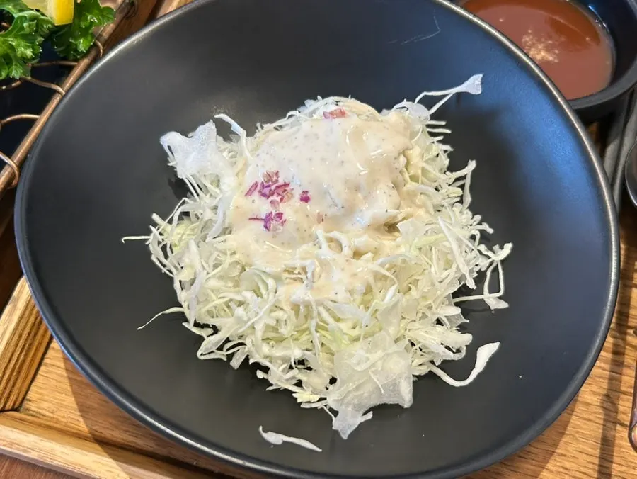 Crisp Kkot Gatsu tenderloin cutlet