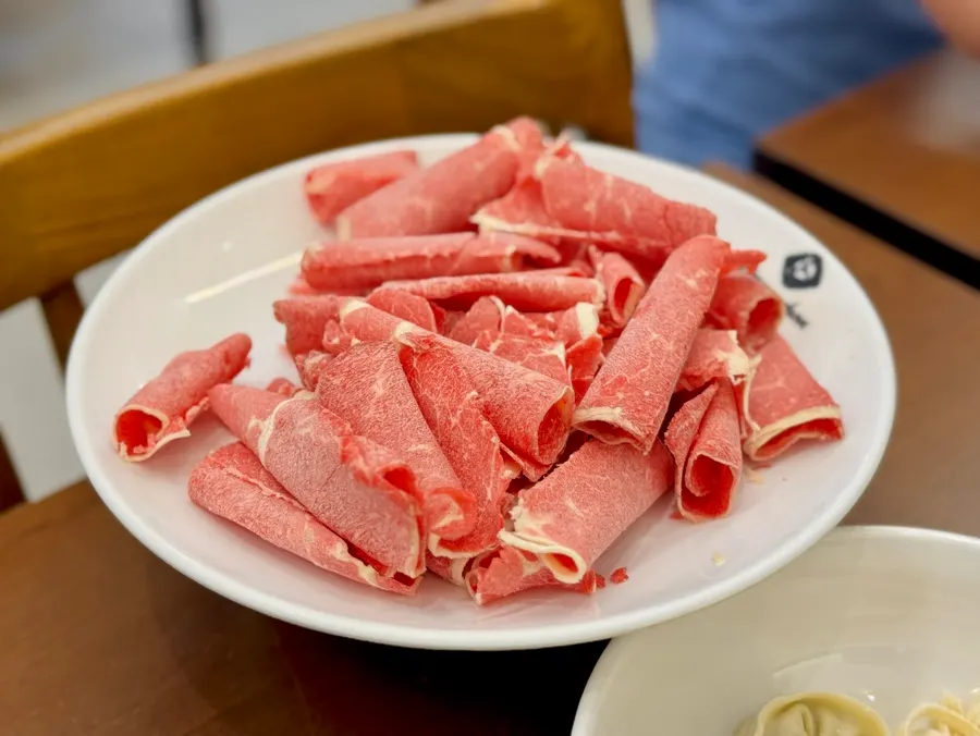Added shabu beef order