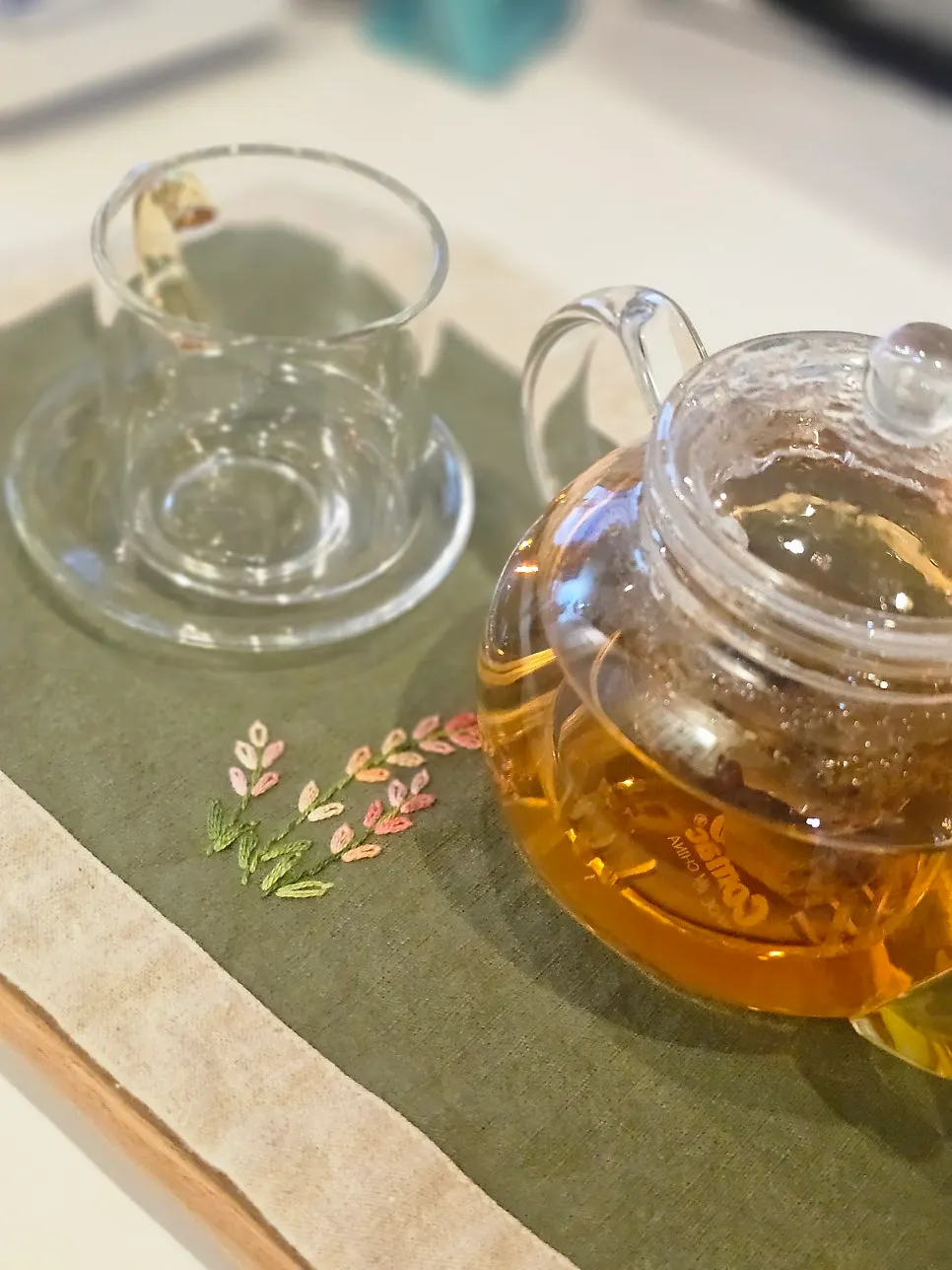 管理後に提供された体質茶
