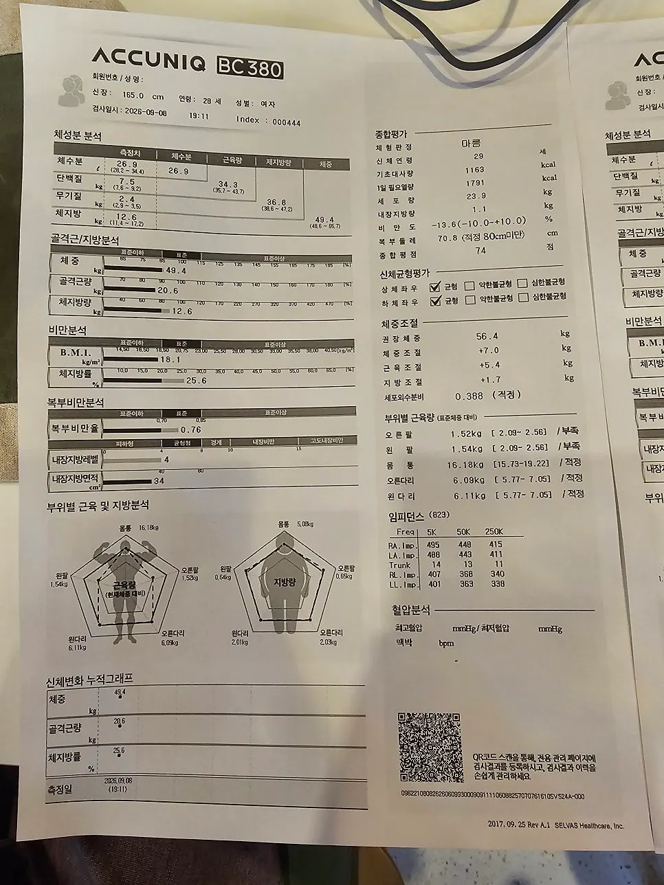 インボディ変化確認資料