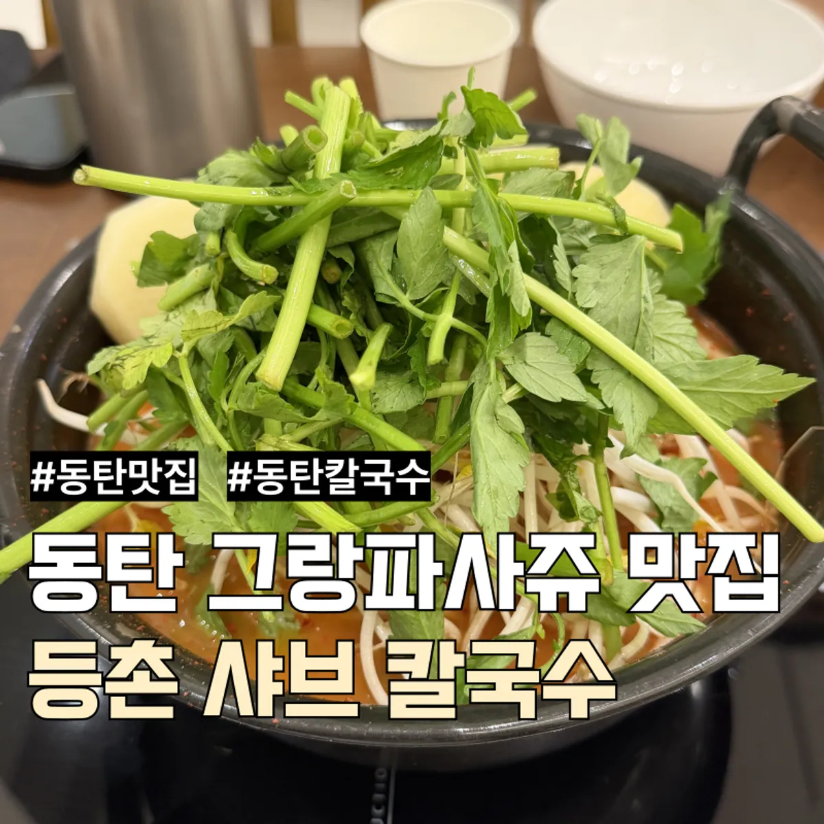 등촌샤브칼국수 그랑파사쥬점 얼큰 샤브칼국수 대표 사진