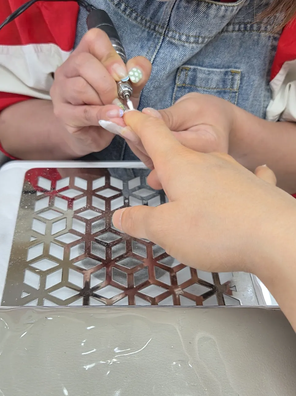 Nail care process at Green Nail