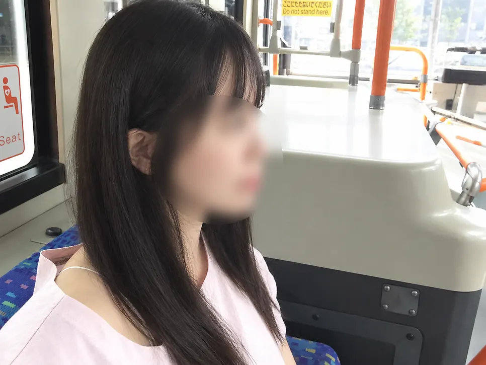 Hair feeling glossy and neat after treatment