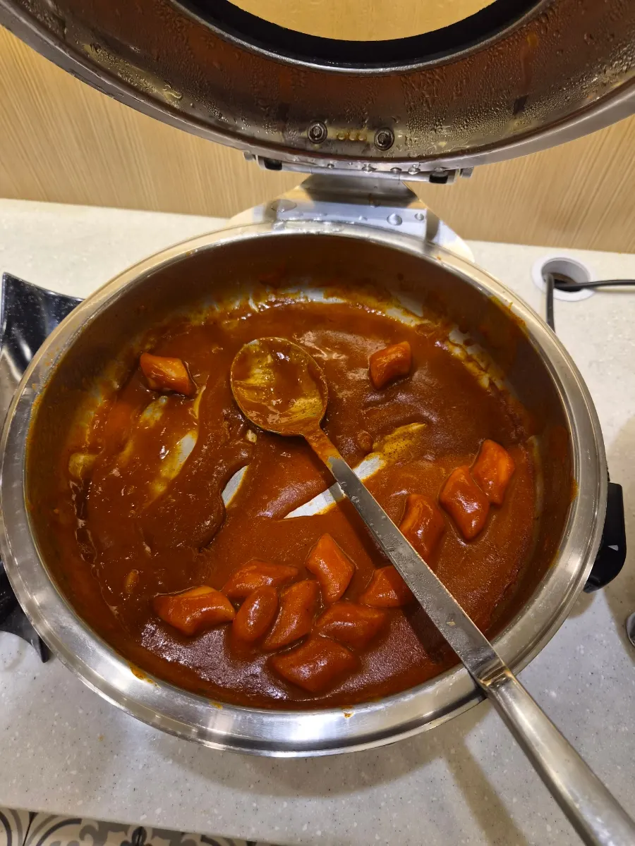 편백찜과 샤브샤브 주문 구성 사진