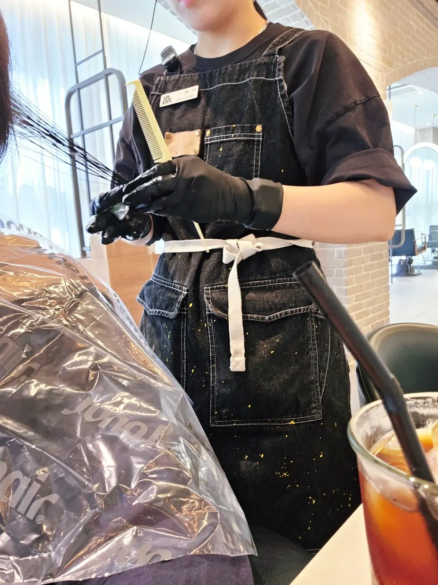Length tidying and side-bang cutting process