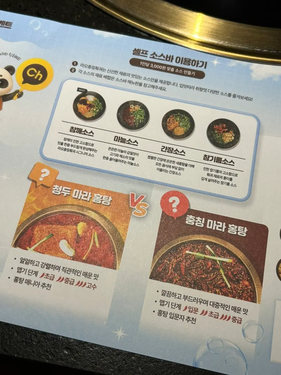 Mangkuk sos campuran kacang dan cili