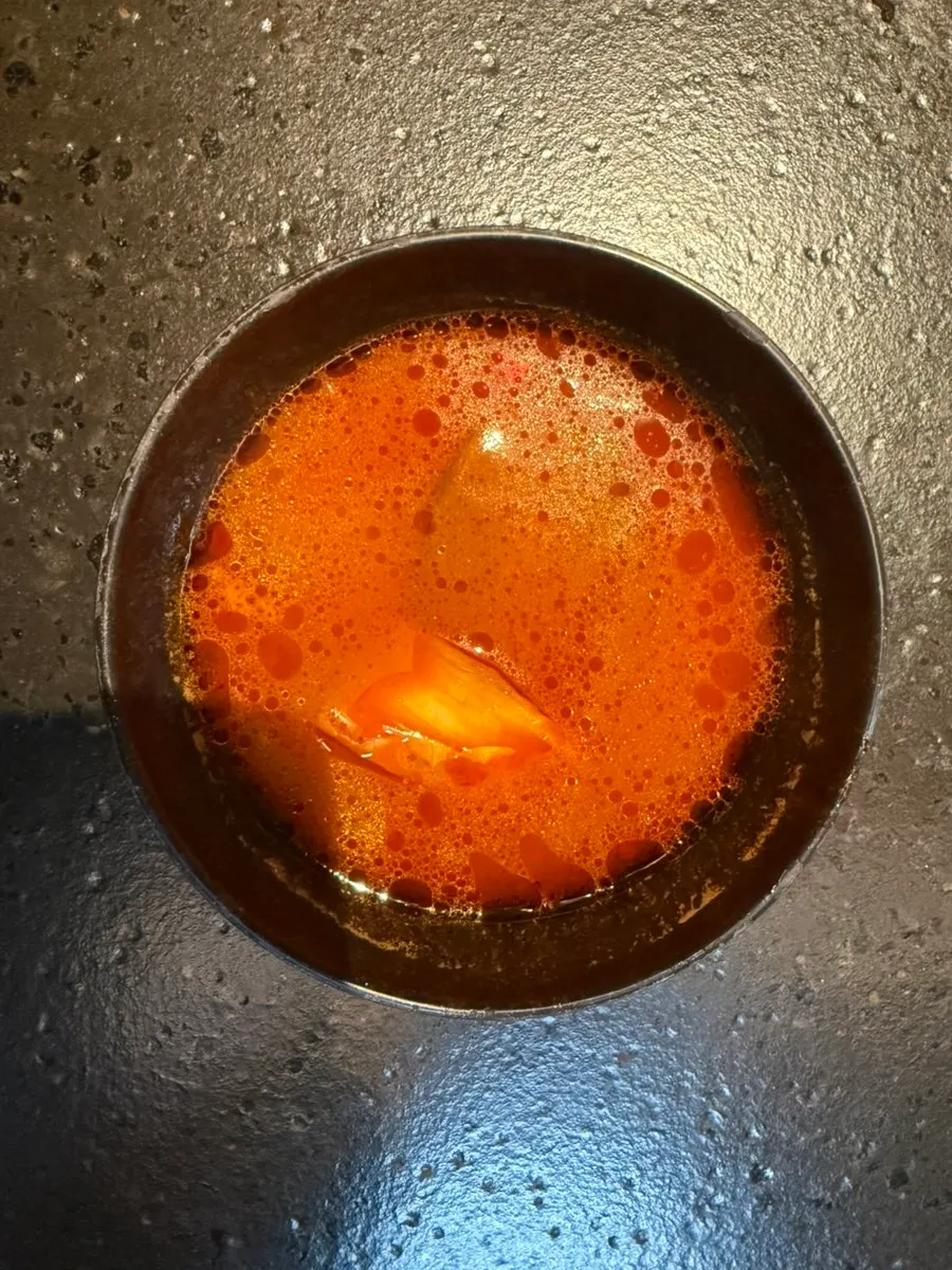 Tomato broth, good for eating like a stew