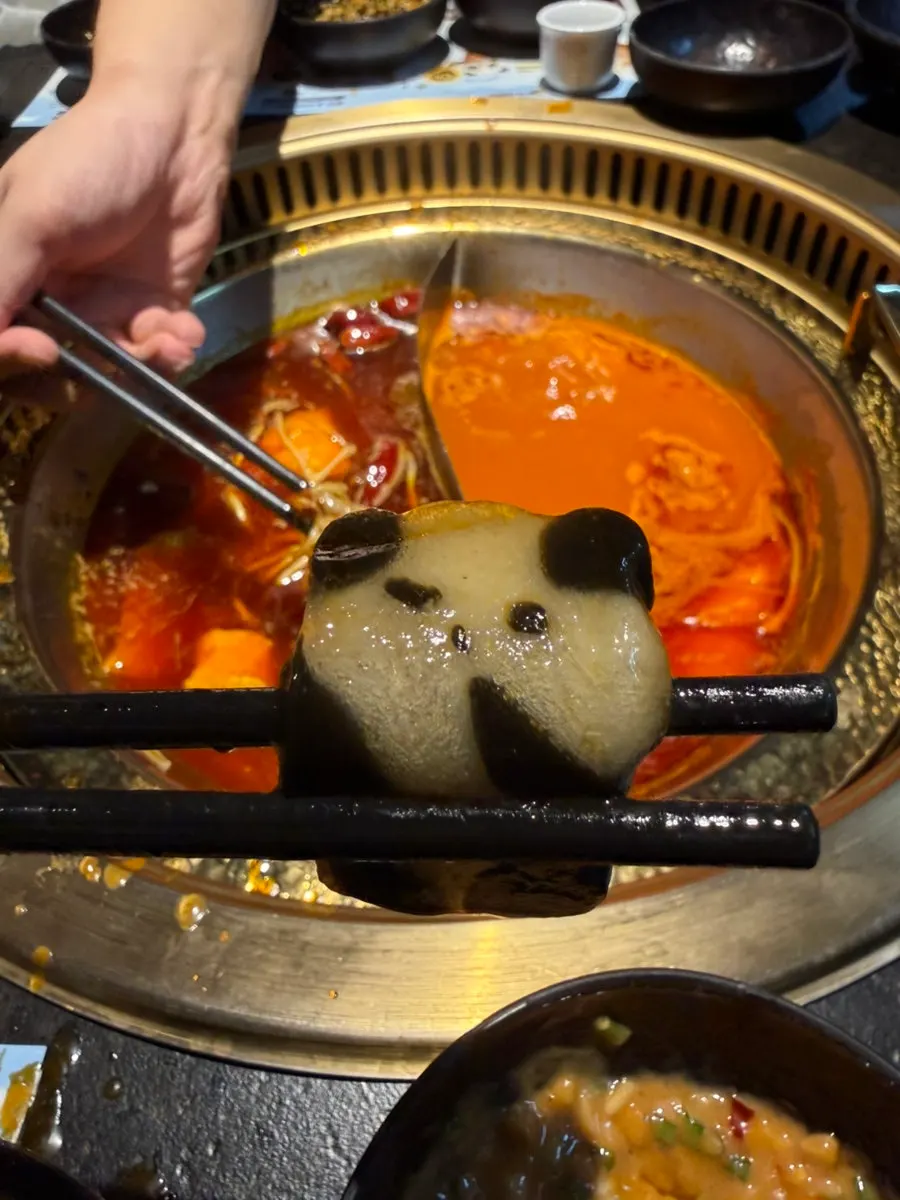 Assortment of tofu and meatball hotpot ingredients