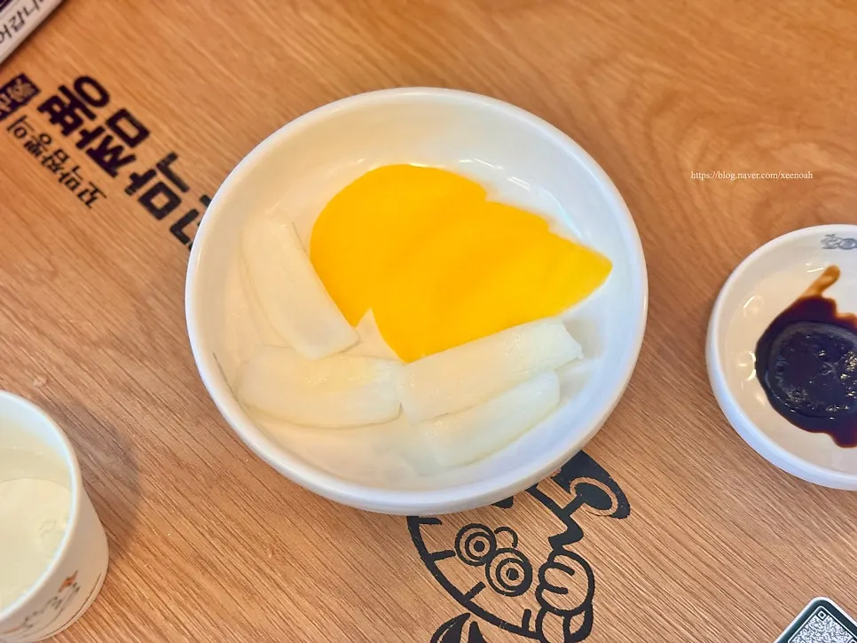 매운맛 단계 선택 안내가 보이는 메뉴 화면