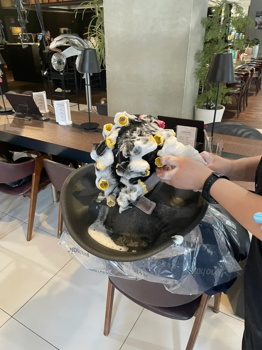 컬 확인 후 진행한 중화 과정