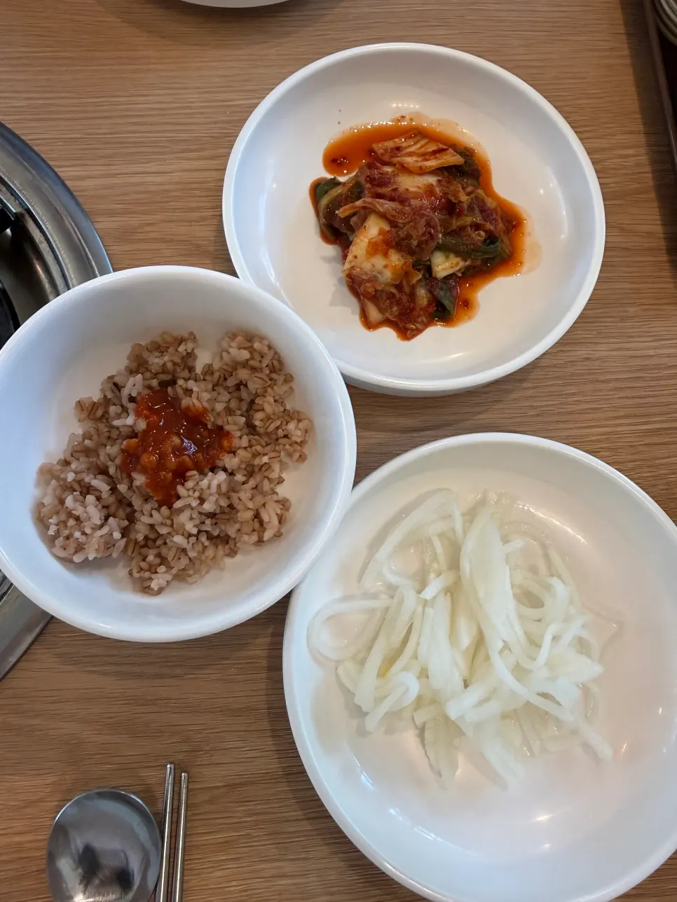 칼국수 2인 깻잎전 세트 주문 화면