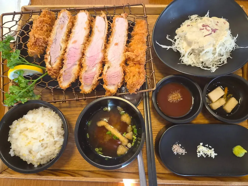 Thickly sliced premium loin gatsu
