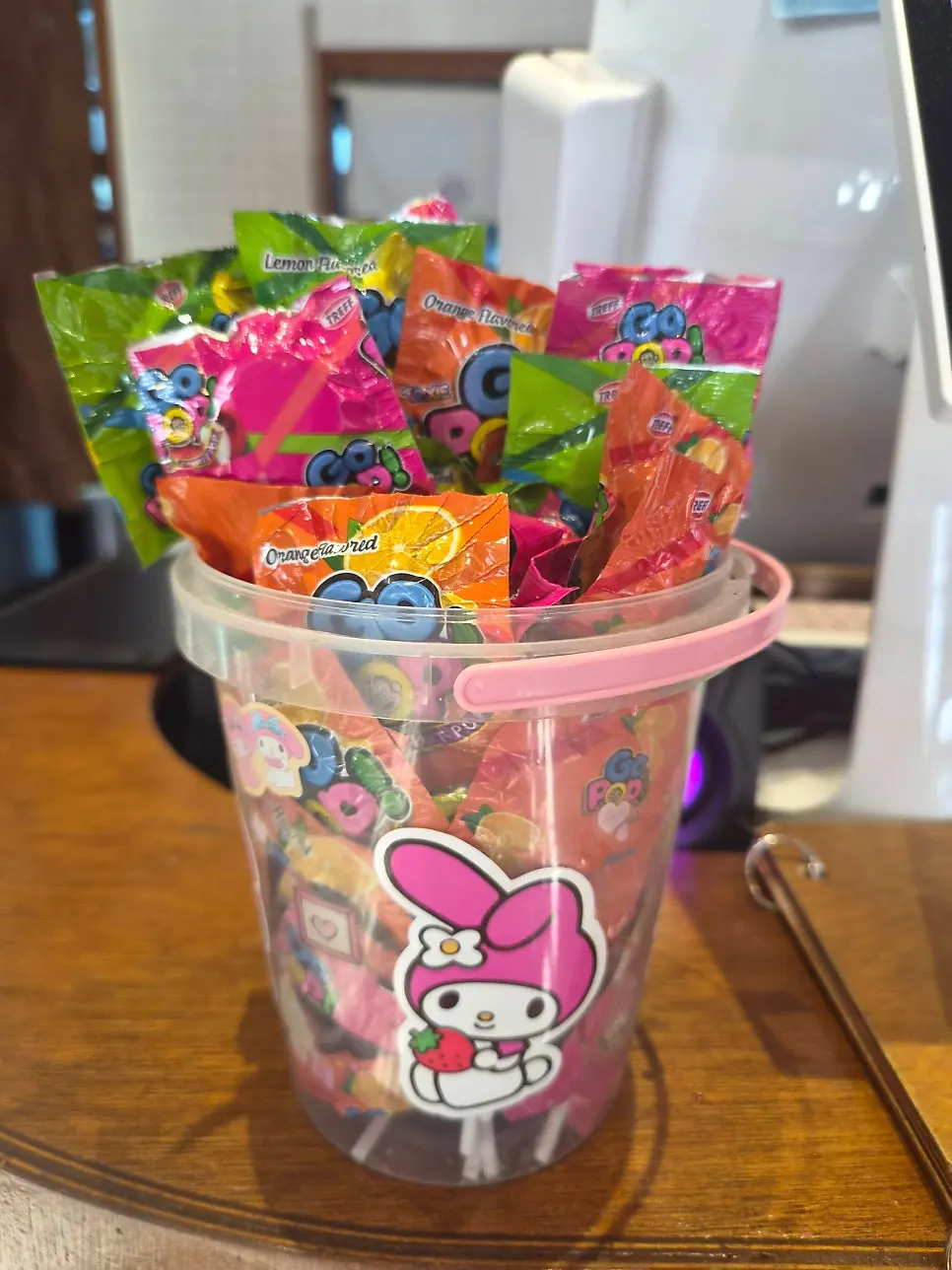 Children’s candy prepared at the counter