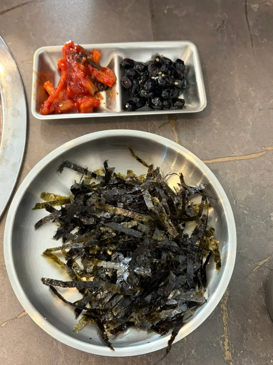 김치찌개 세트 주문 상차림