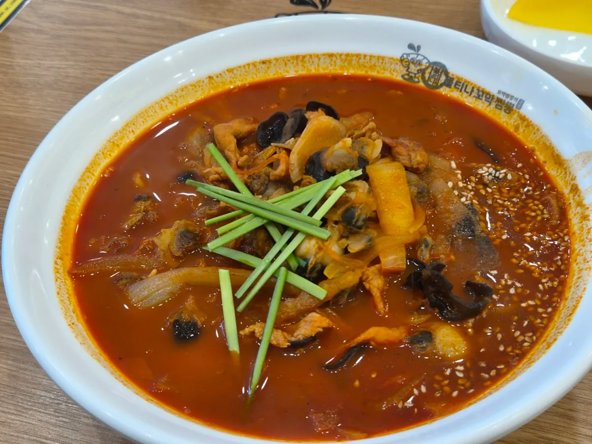 불티나꼬막짬뽕 남광장점 꼬막짬뽕 한 그릇