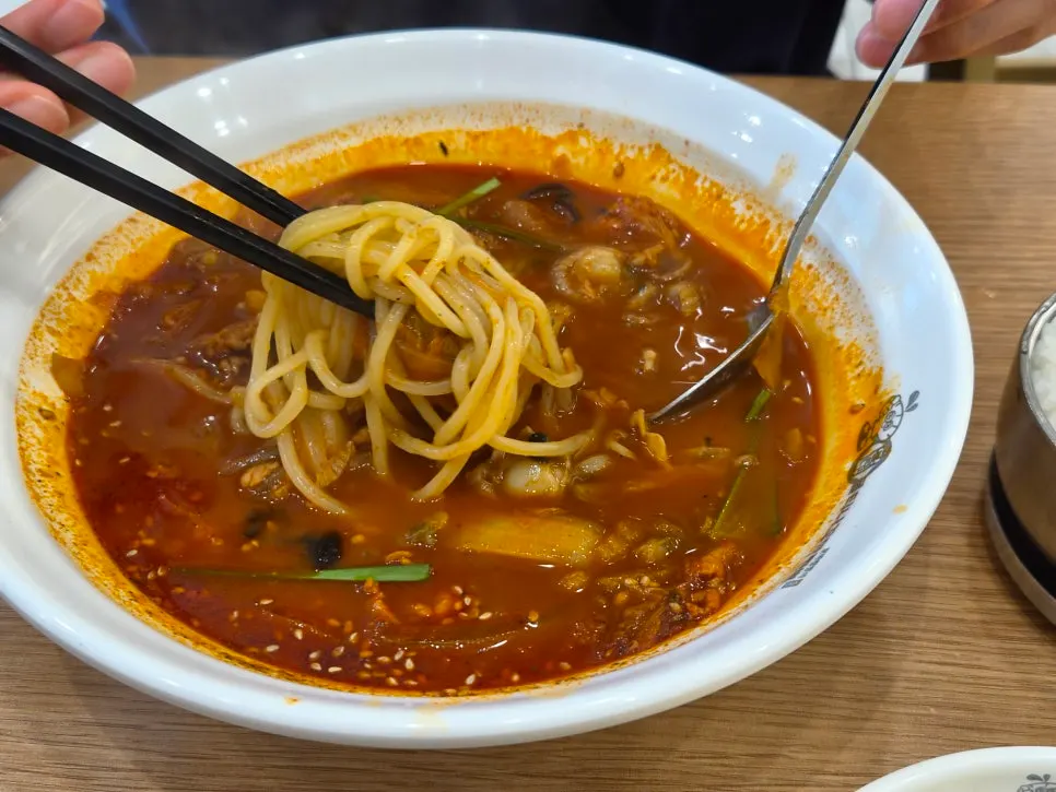 꼬막짬뽕밥 한 상