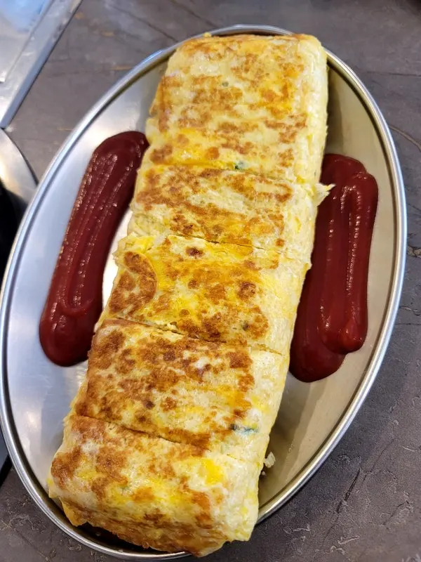 푹 익은 김치와 삼겹살김치찜