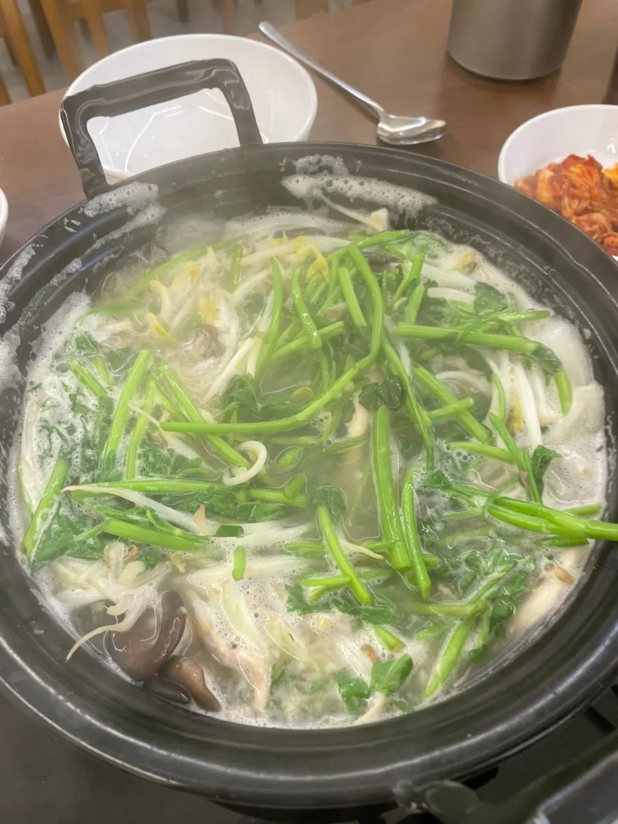 Close-up of crisp kimchi side dish